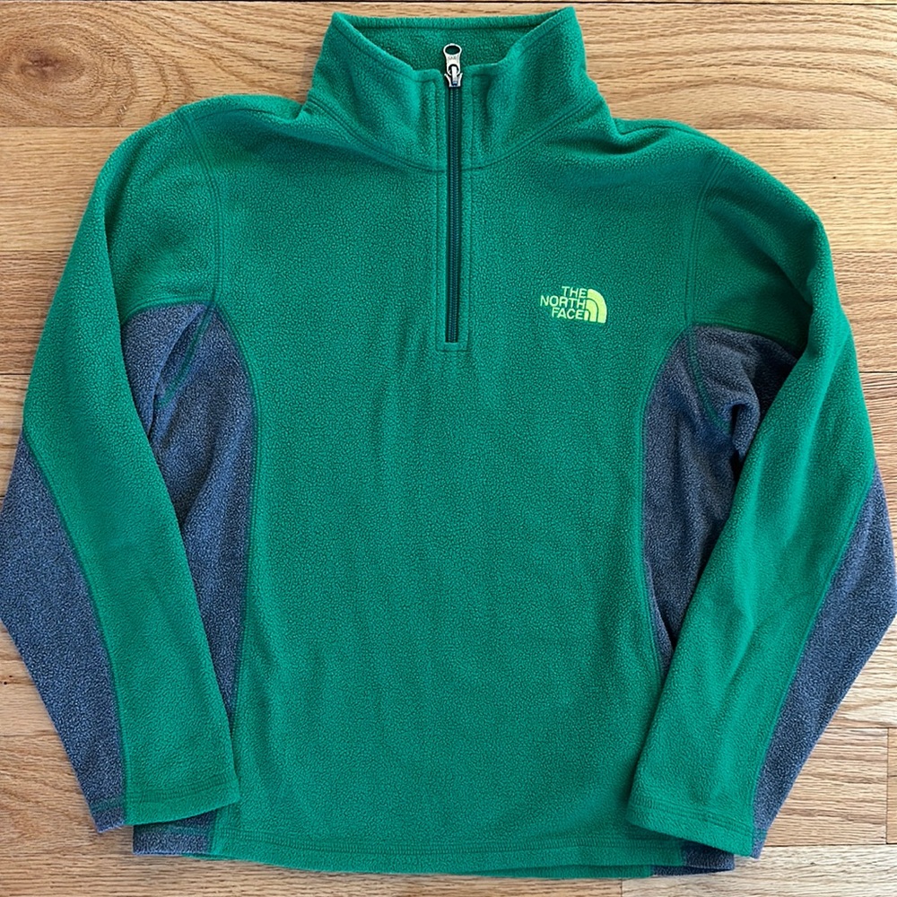 The North Face quarter zip fleece, size M (10/12)